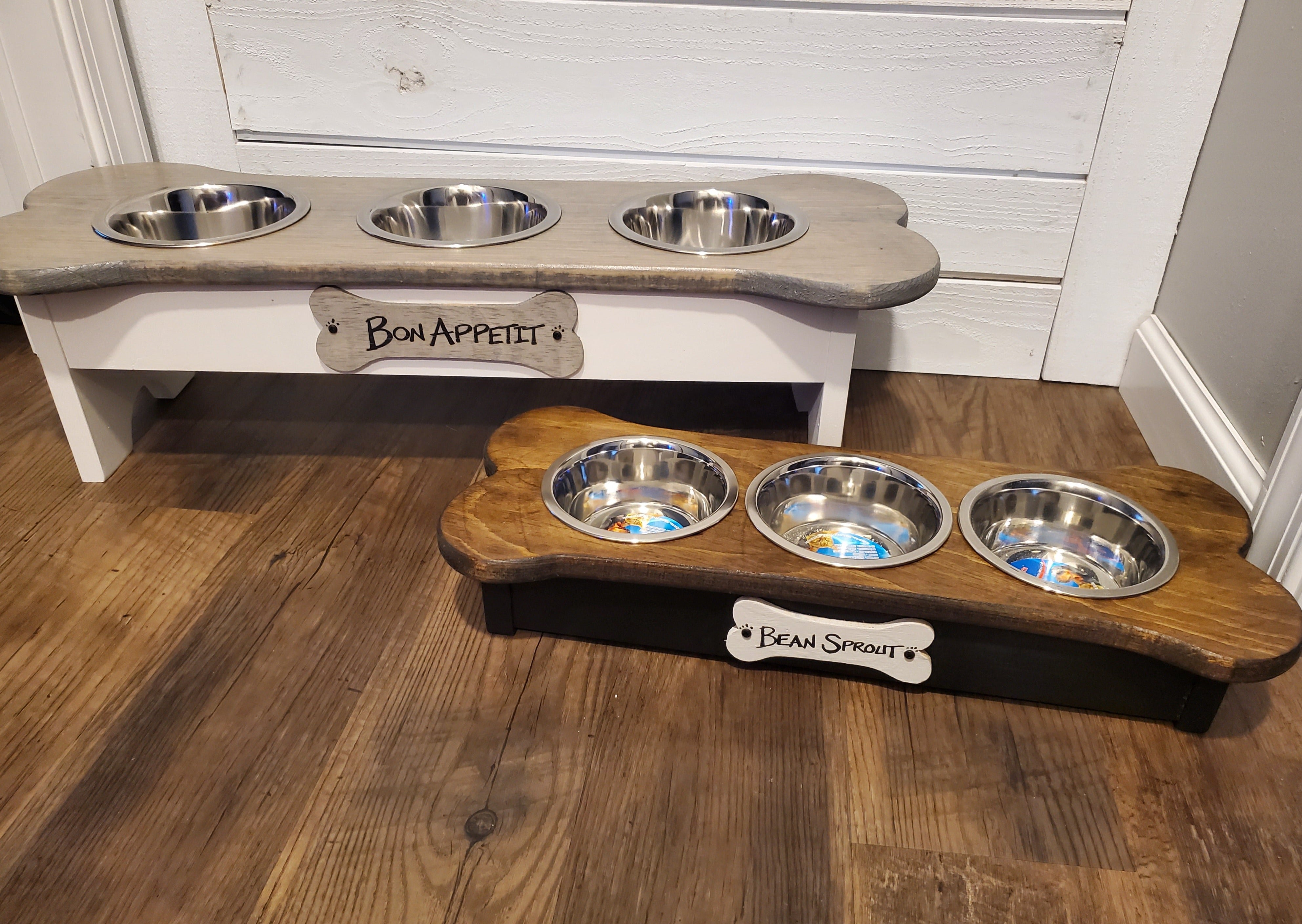 Triple dog feeder sale