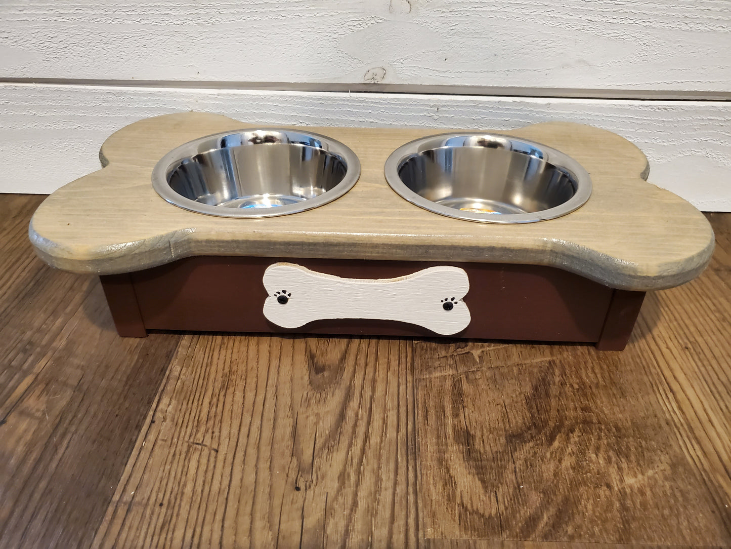 Double Bowl Dog Feeder