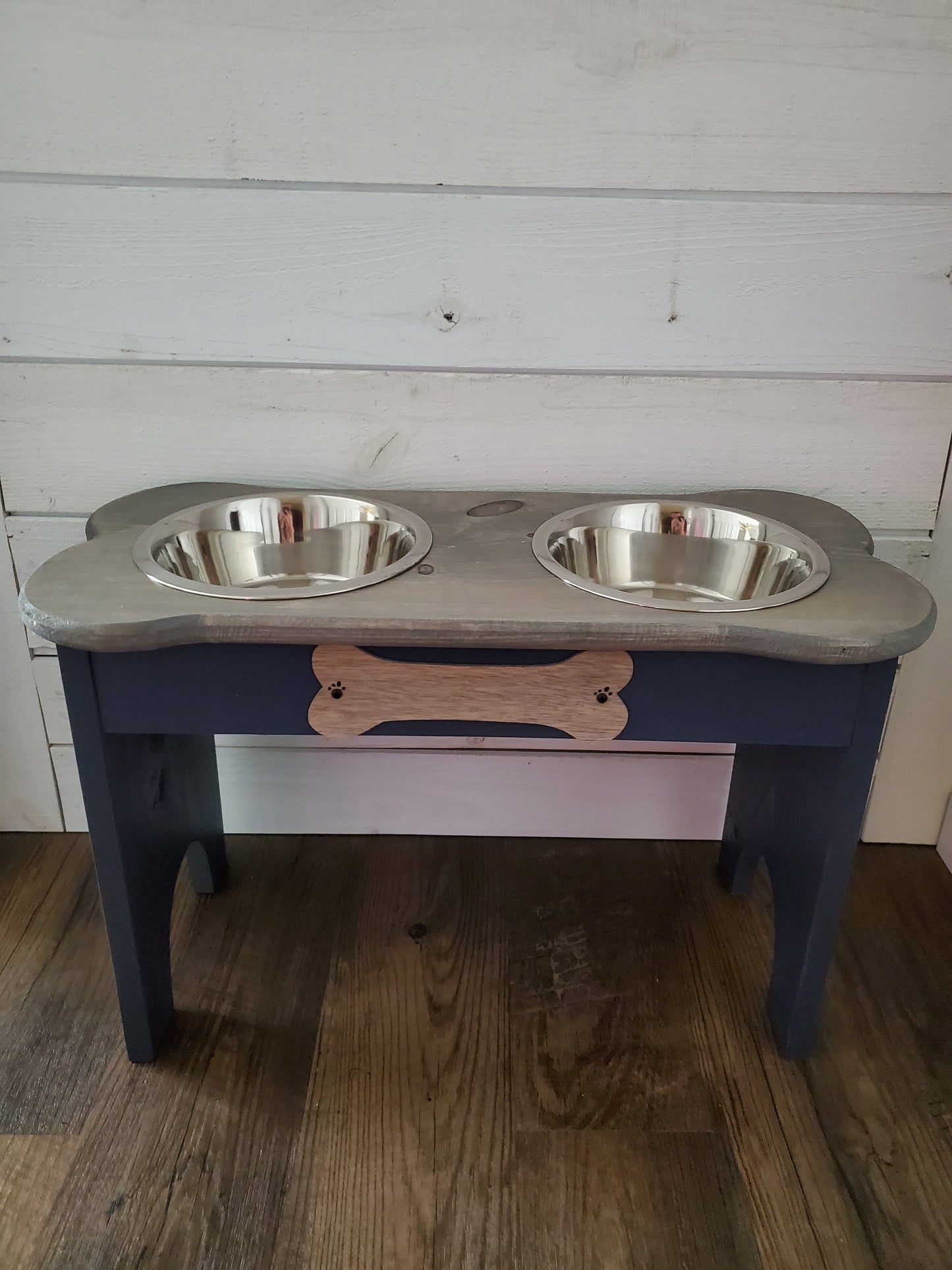 Double Bowl Dog Feeder