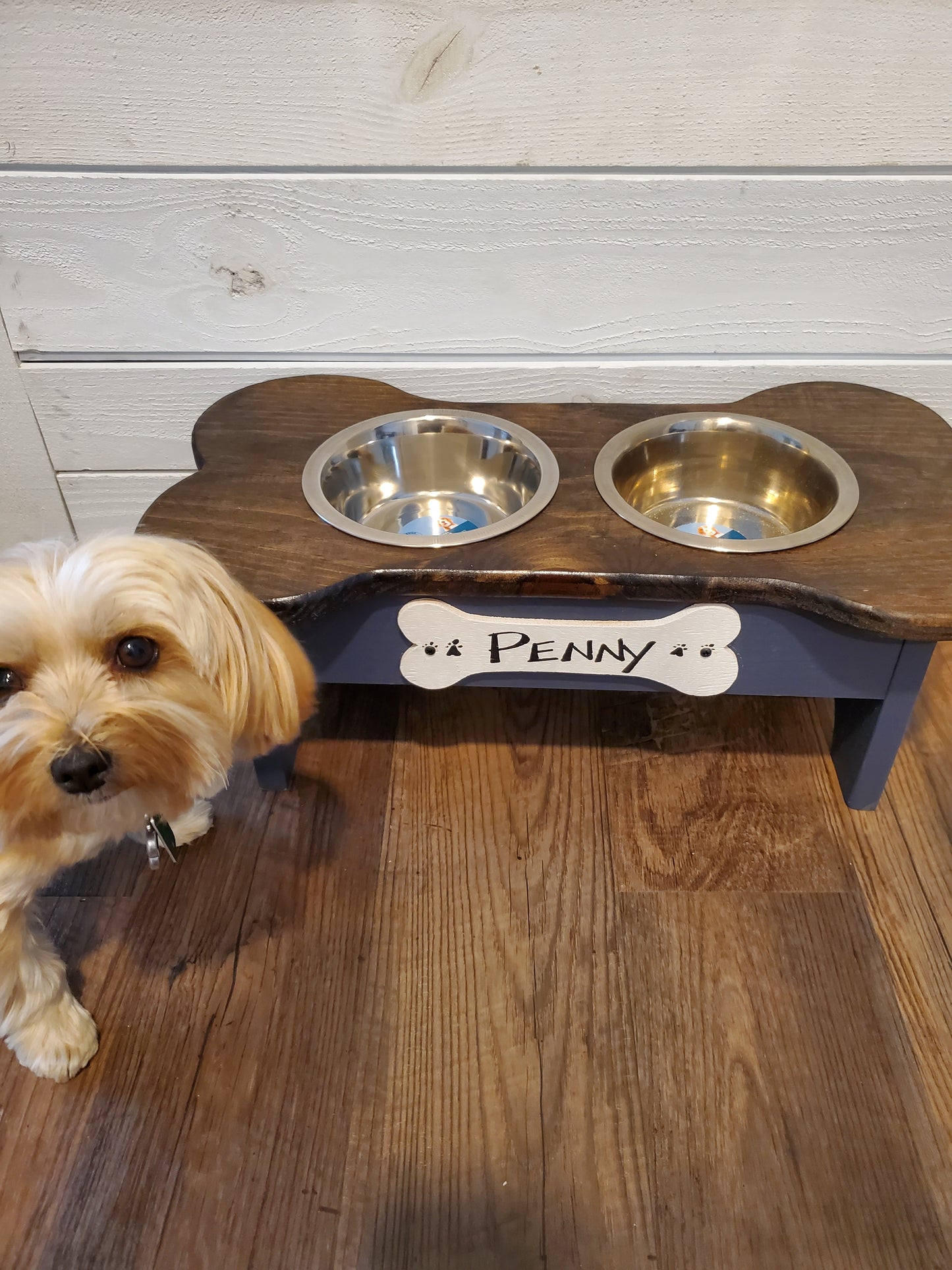 Double Bowl Dog Feeder