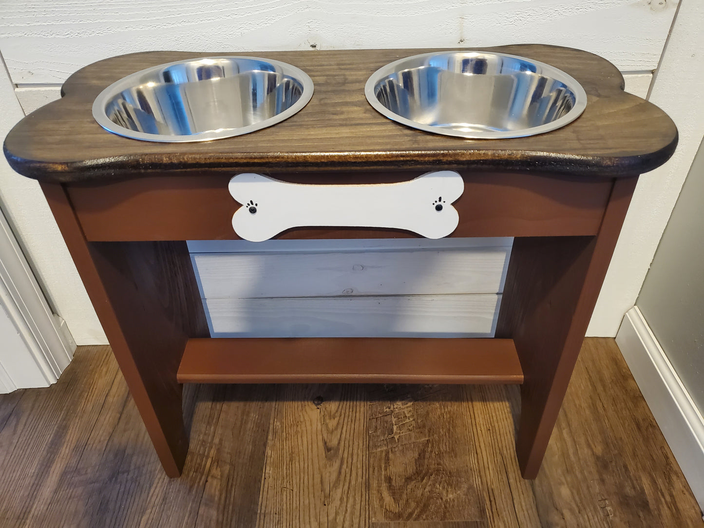 Double Bowl Dog Feeder