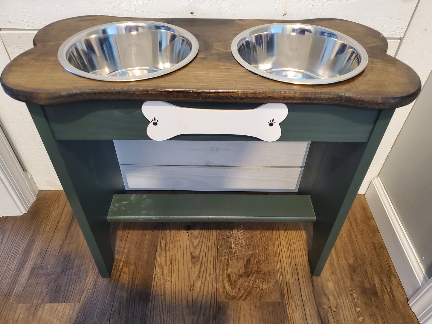 Double Bowl Dog Feeder