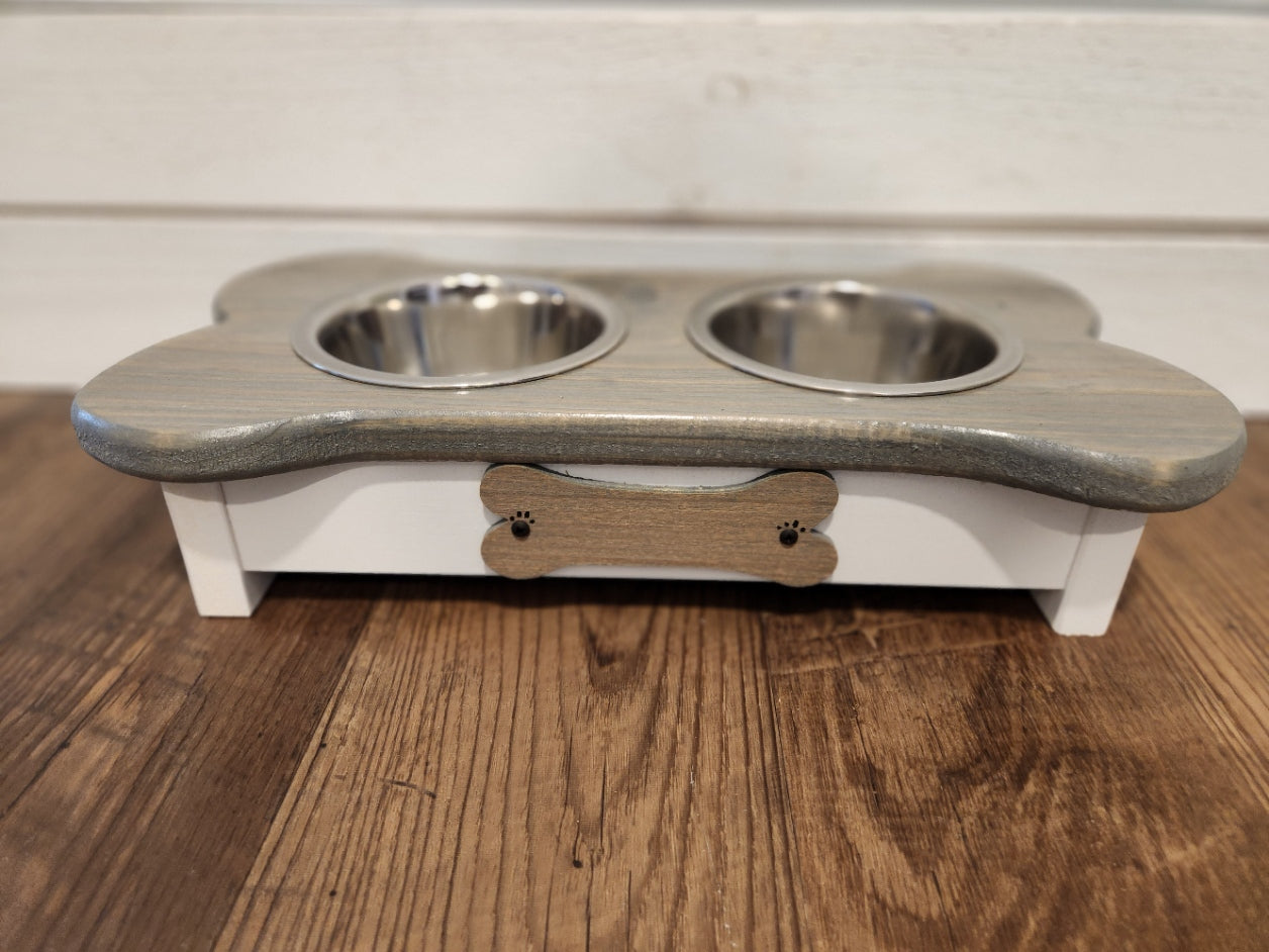 Double Bowl Dog Feeder