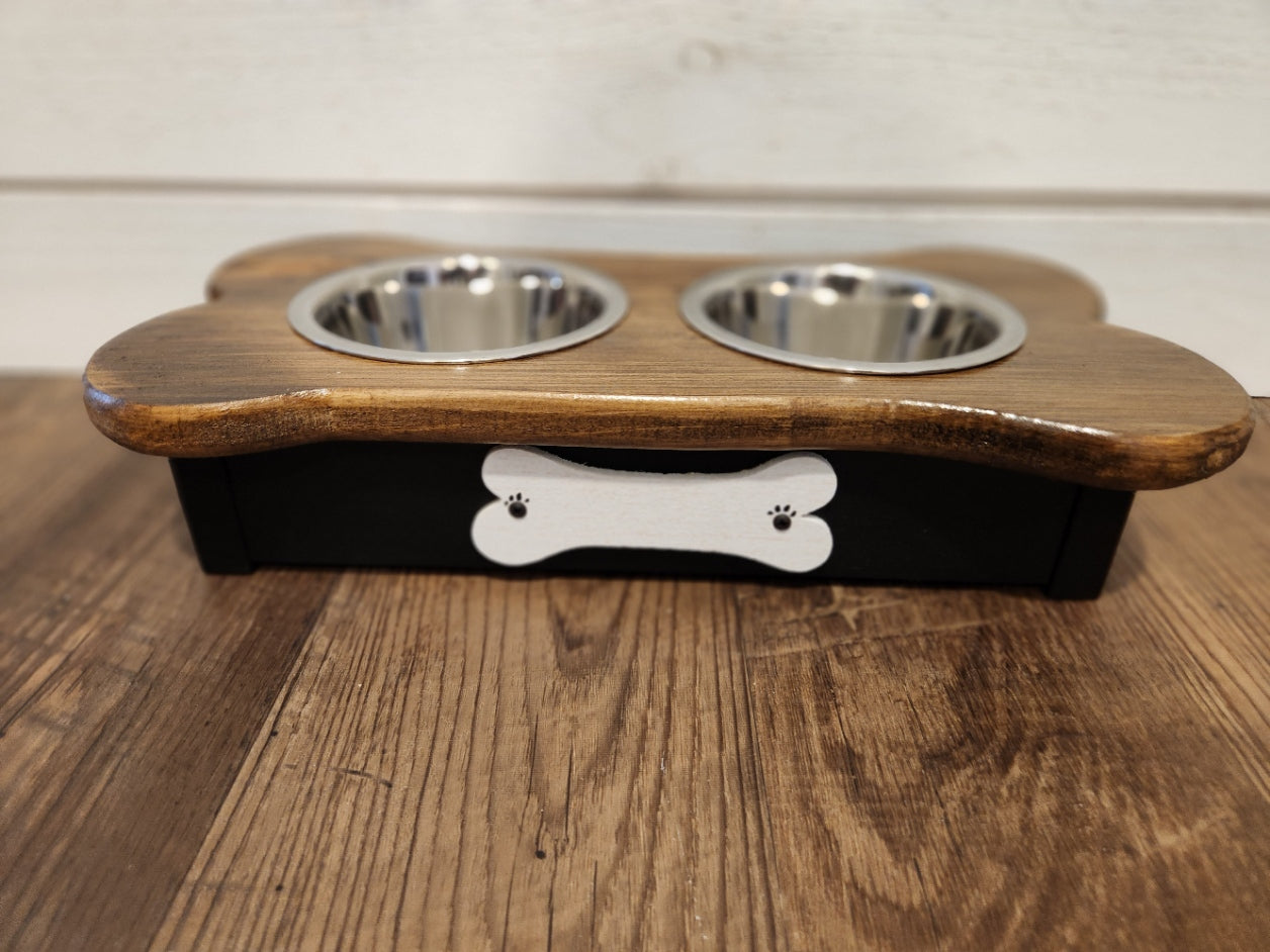 Double Bowl Dog Feeder