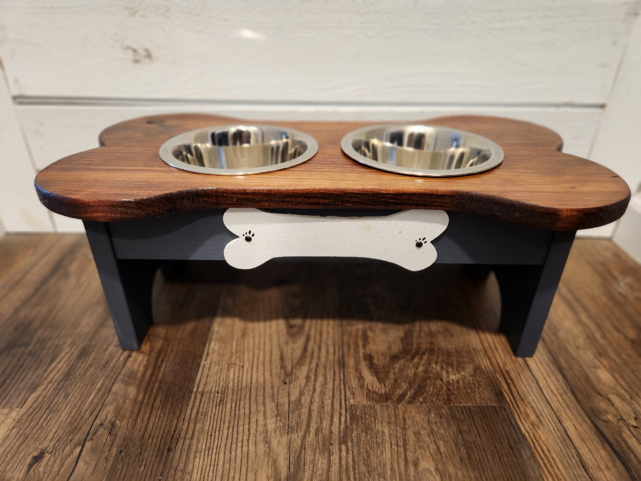 Double Bowl Dog Feeder