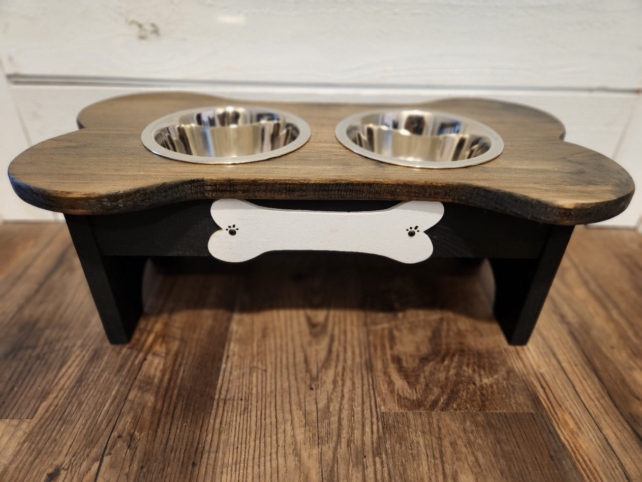 Double Bowl Dog Feeder