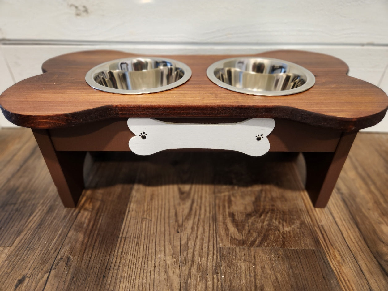 Double Bowl Dog Feeder