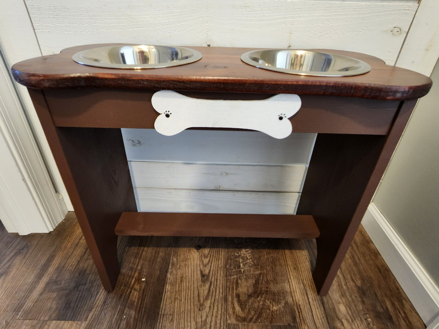 Double Bowl Dog Feeder