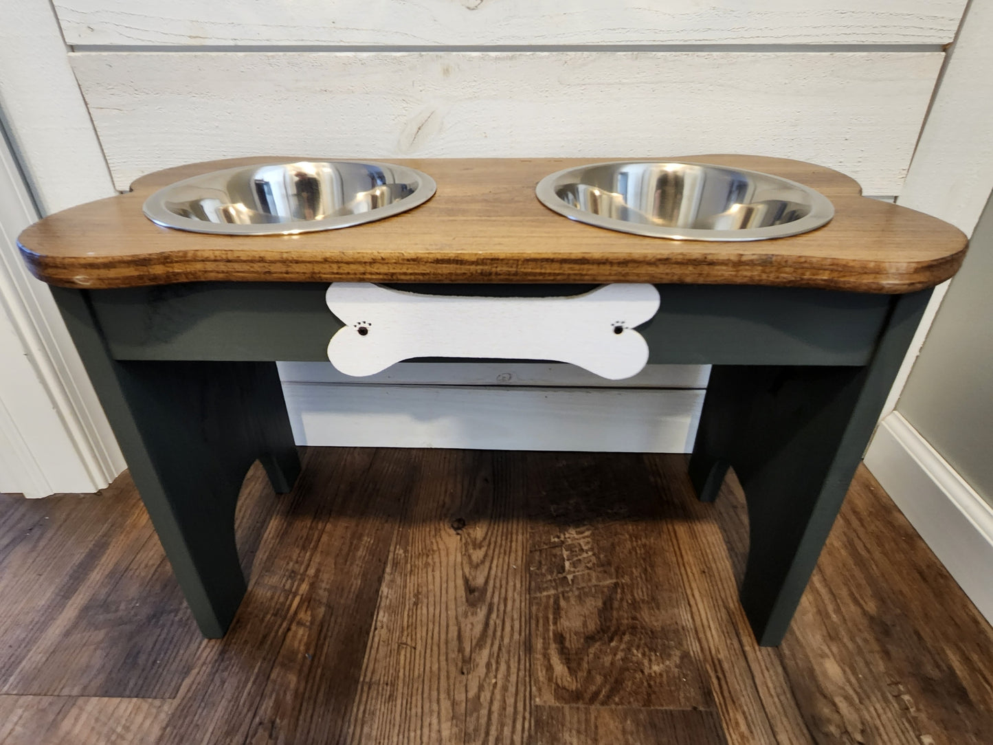 Double Bowl Dog Feeder