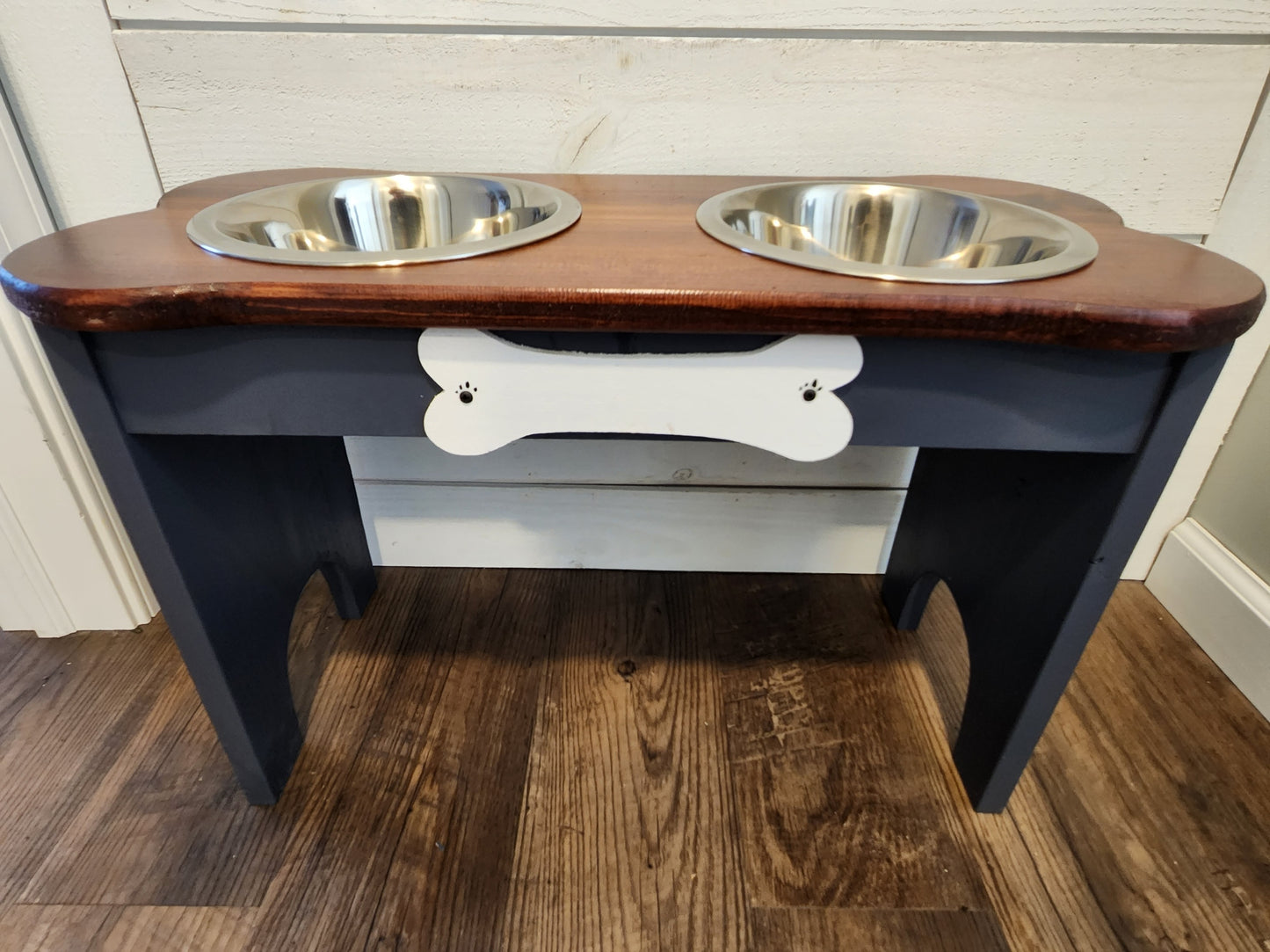 Double Bowl Dog Feeder