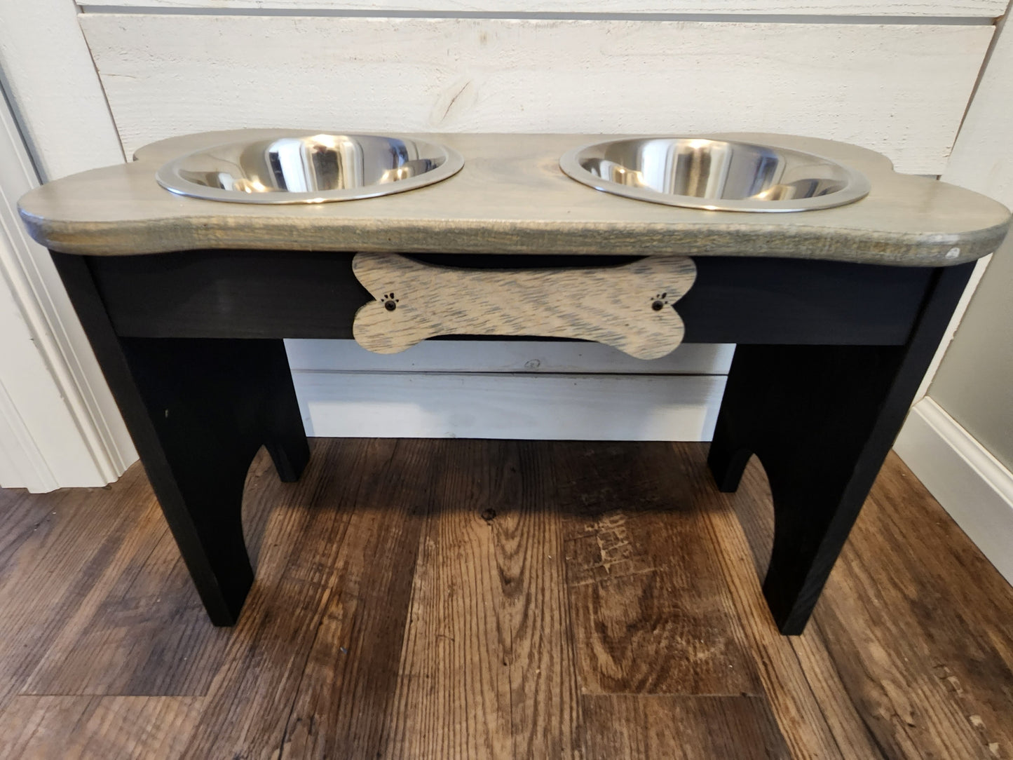 Double Bowl Dog Feeder